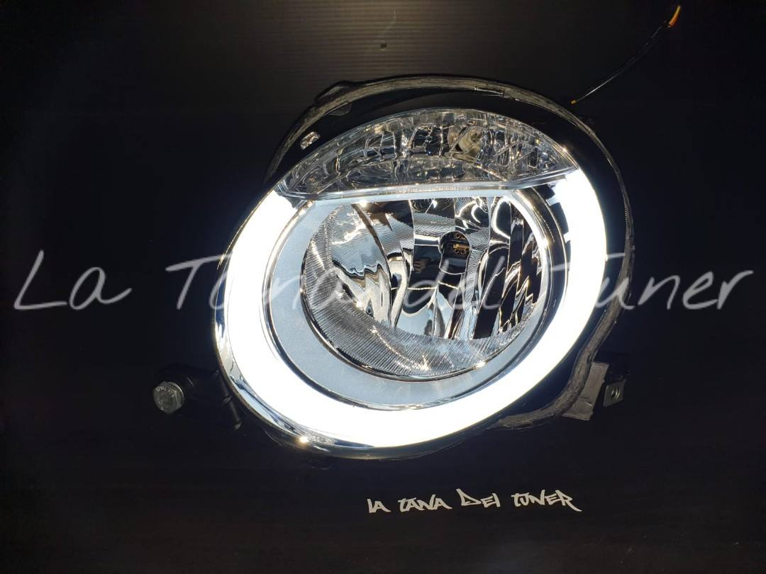 La Tana Del Tuner 500 500 Abarth Parabola Con Strip Led